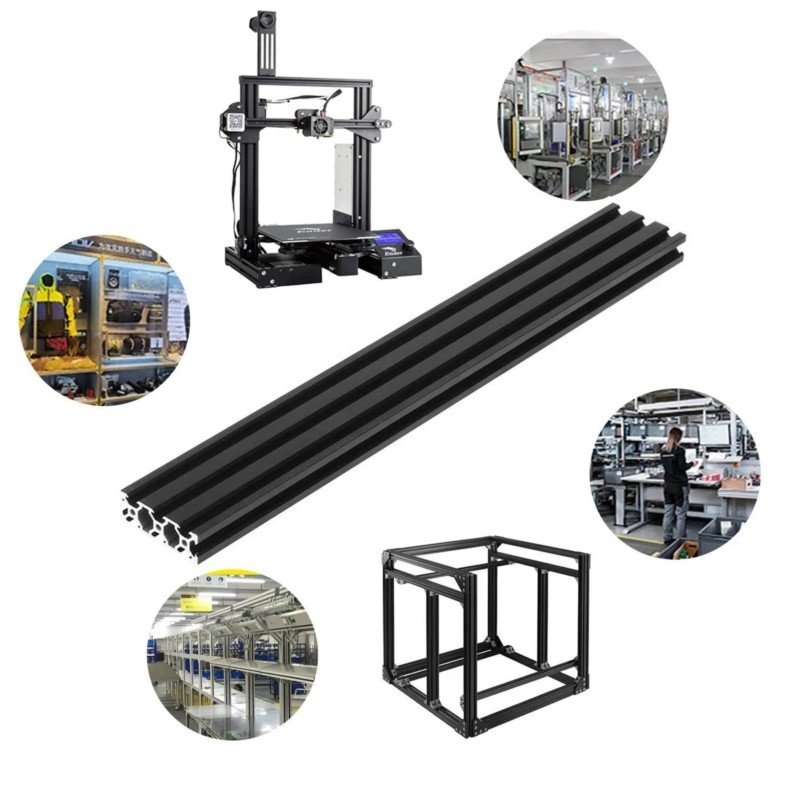 1Pcs Black Aluminum Profile 20 - огляд і ціна V Slot Aluminum Extrusion