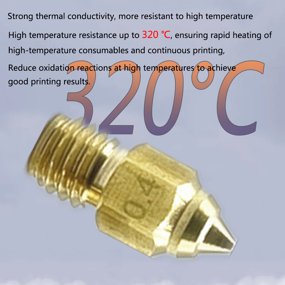 3Pcs Nozzles For Ender 5 Max B - огляд і ціна Nozzle 0.4Mm Hardened