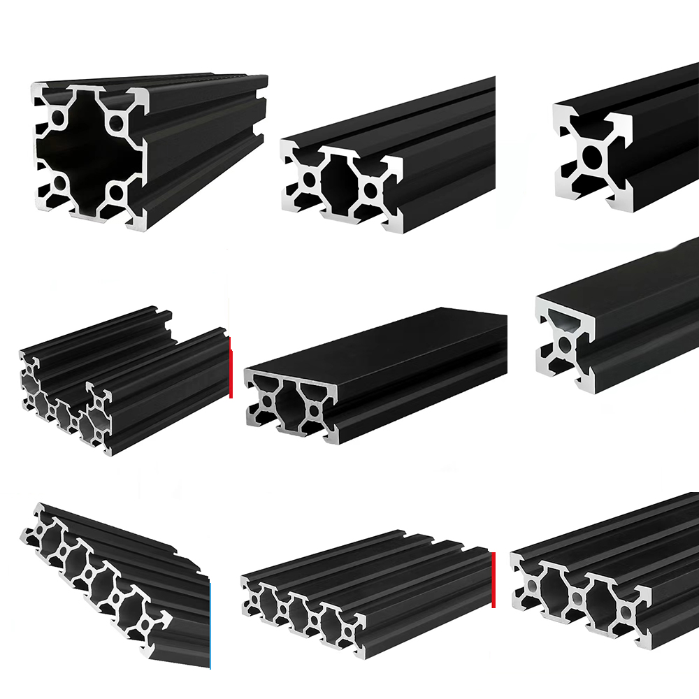 1PCS Black 4040 Double Slot V- - огляд і ціна V Slot Aluminum Extrusion