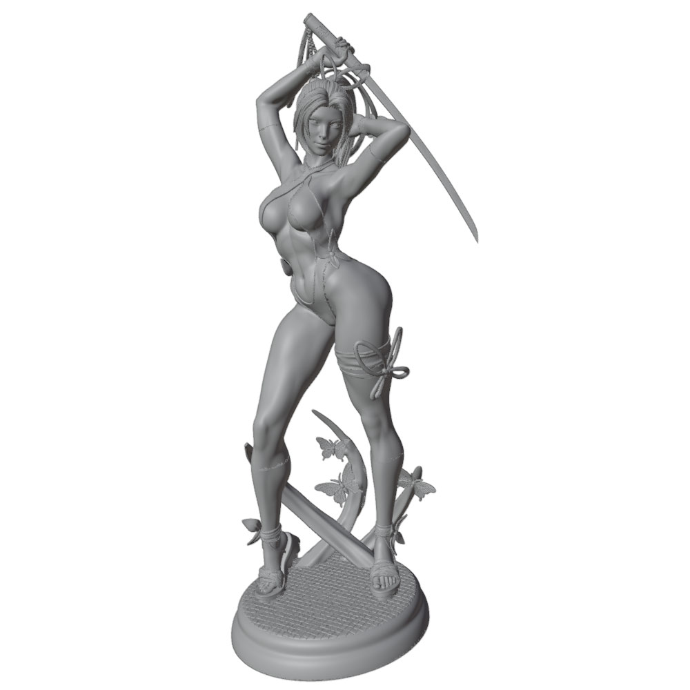 1/24 Female 	Warrior Resin Mod - огляд і ціна 3D Printing App