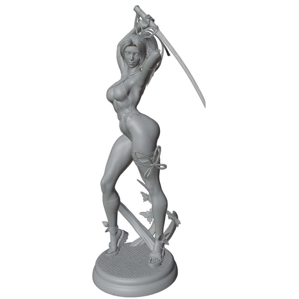1/24 Female 	Warrior Resin Mod - огляд і ціна 3D Printing App