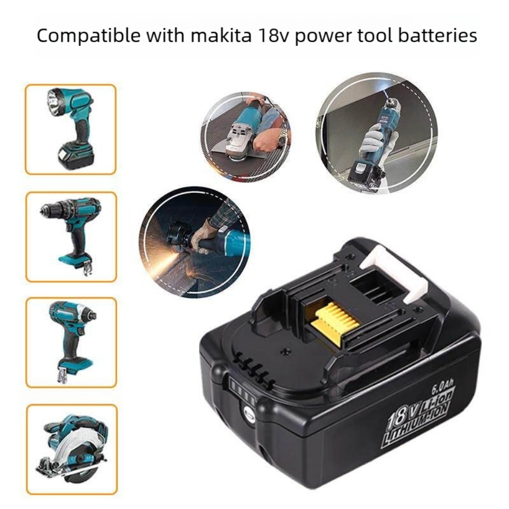 6000mAh Upgraded Battery For M - огляд і ціна Makita Drill Dtw300