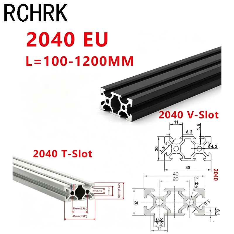 1Pcs 2040 V/T-Slot Aluminum Pr - огляд і ціна V Slot Aluminum Extrusion