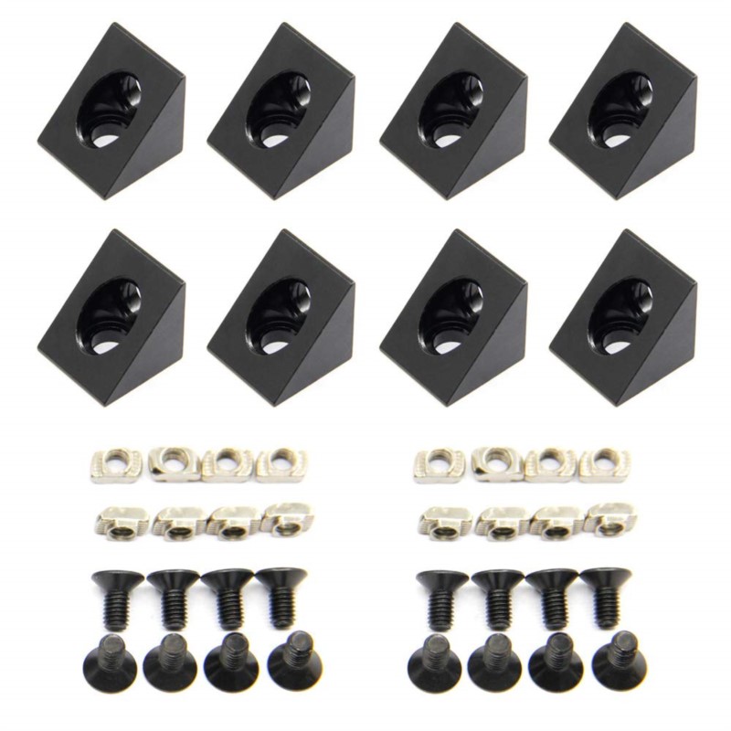 8pcs/pack 2020 Aluminum Block  - огляд і ціна V Slot Aluminum Extrusion