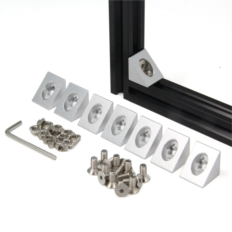 8pcs/pack 2020 Aluminum Block  - огляд і ціна V Slot Aluminum Extrusion