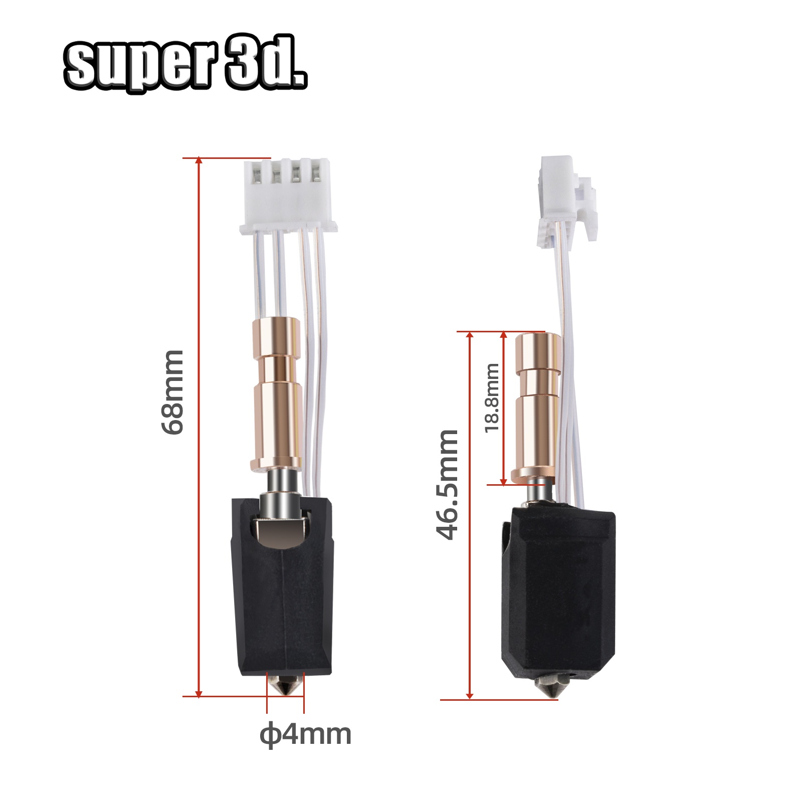For Anycubic Kobra S1 Hotend K - огляд і ціна Nozzle 0.4Mm Hardened