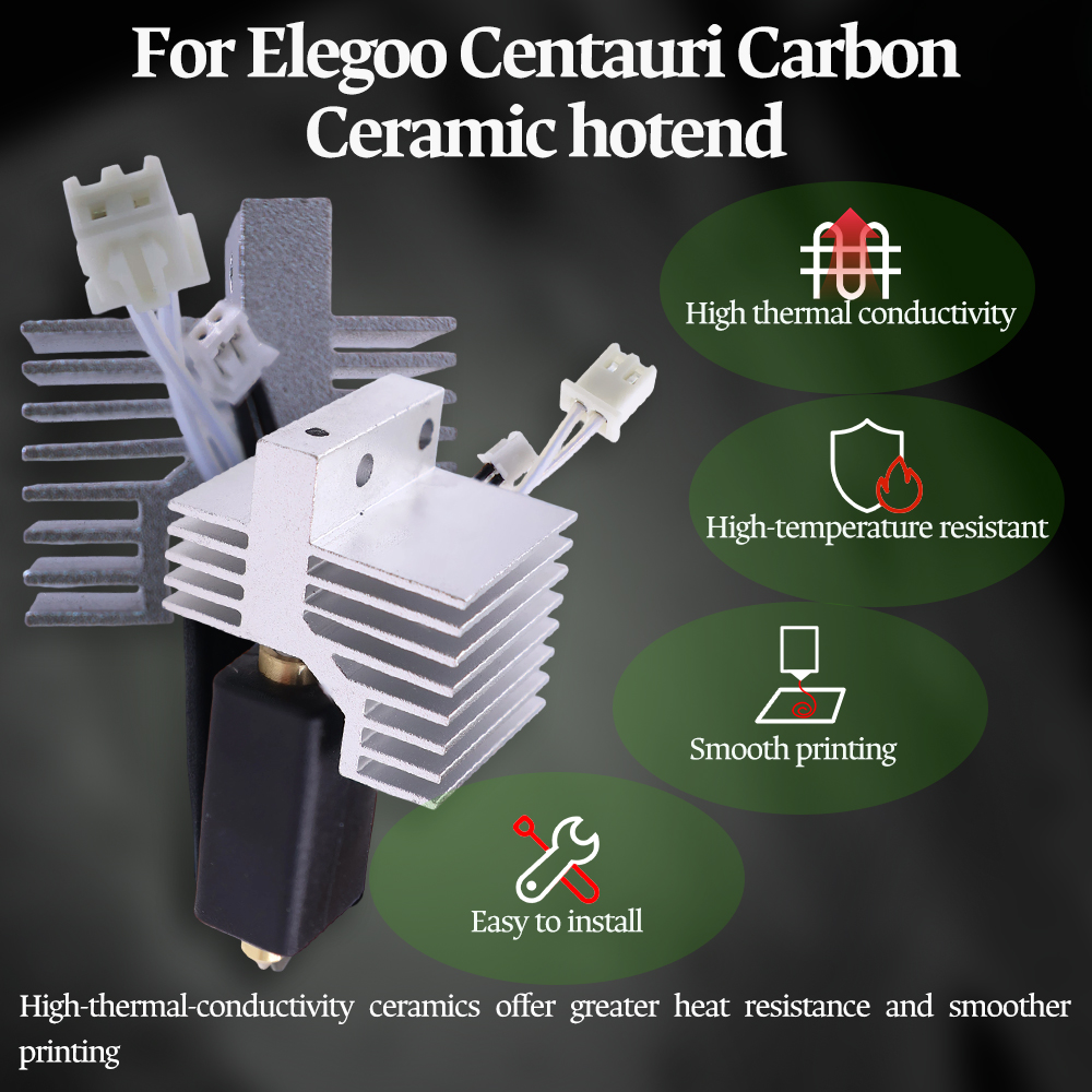 Upgrade Ceramic Hotend for Ele - огляд і ціна 3D Printing Elegoo