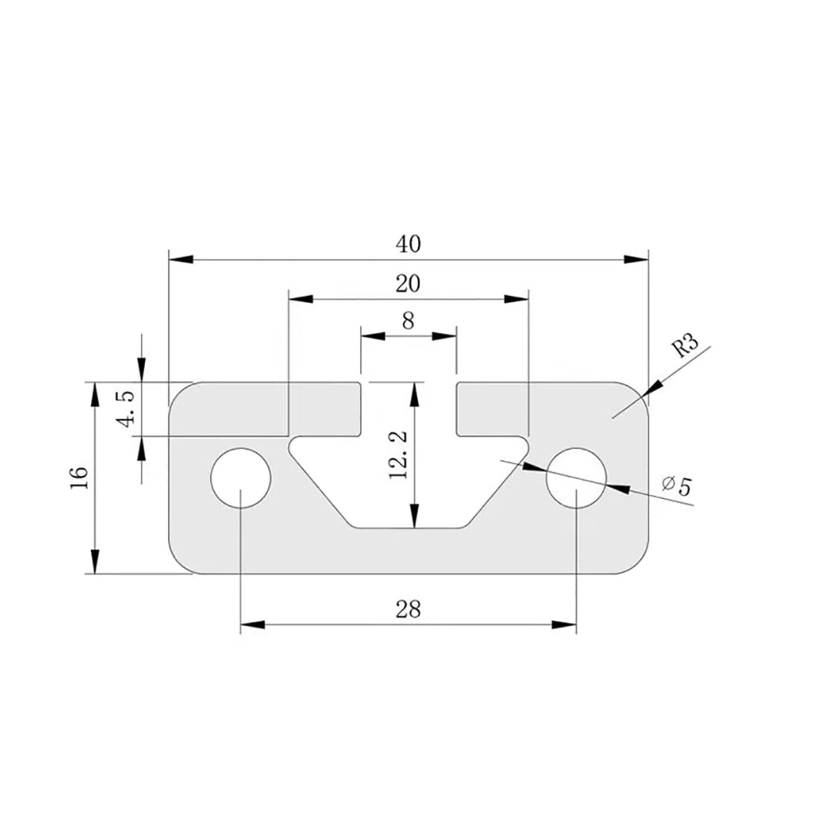 1PC 1640 European Standard Alu - огляд і ціна V Slot Aluminum Extrusion